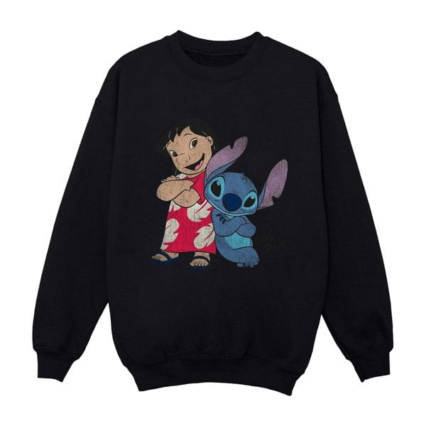 Lilo & Stitch Girls Classic Sweatshirt - Black