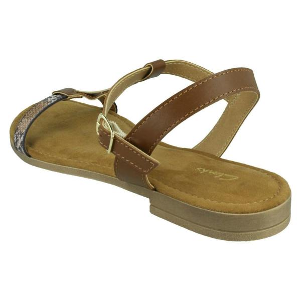 Clarks Ladies Clarks T-Bar Sandals Axelle Ray