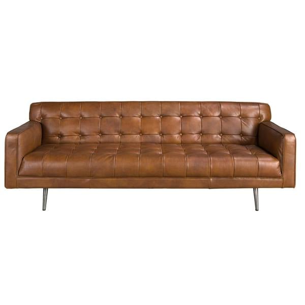 Angel Cerdá Chester sofa in dark brown leather 6224/6225
