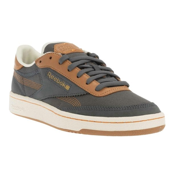 Reebok Mens Club C 85 Vintage Leather Trainers - Grey