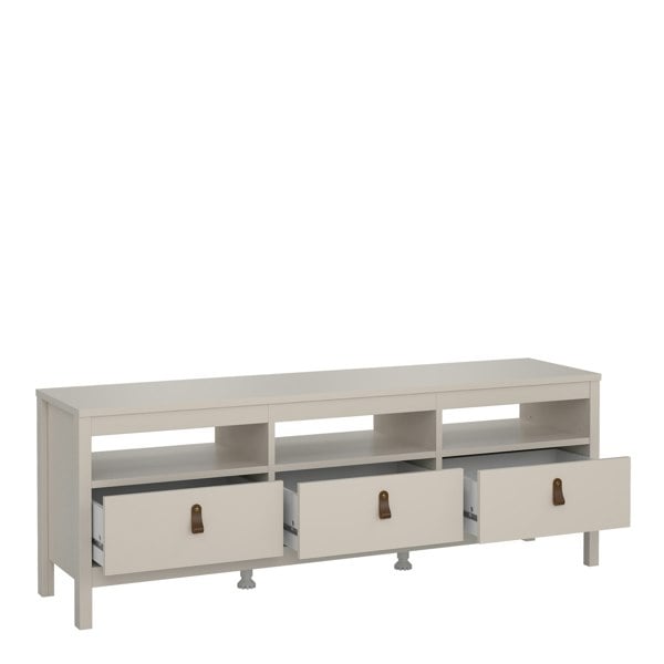 Furniture To Go Barcelona TV Unit 3 Drawers in Cashmere