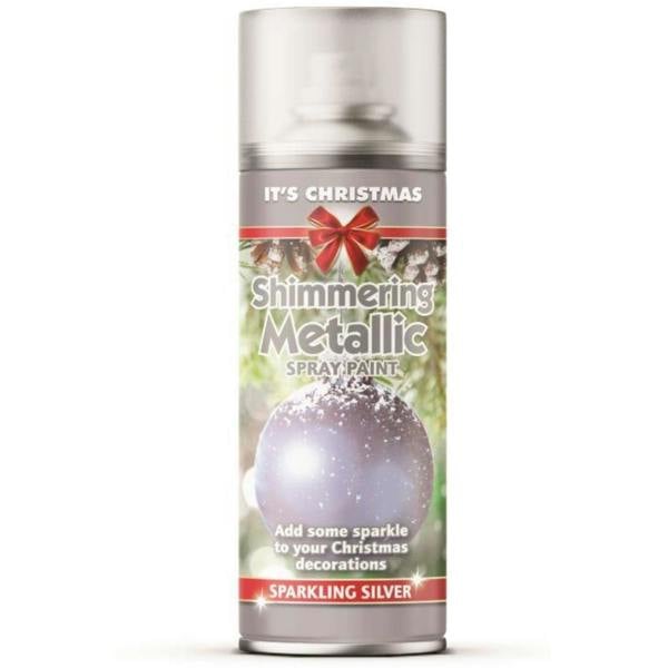 Rapide 1X - Rapide Christmas Metallic Silver 200ml Spray Paint