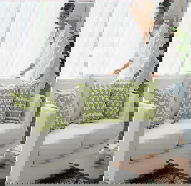 Anyhouz Anypillow Daisy Plush Pillowcase Floral Cushion Cover