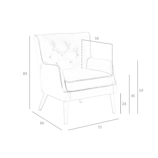 Angel Cerdá Brown Leather Chester Armchair 5053