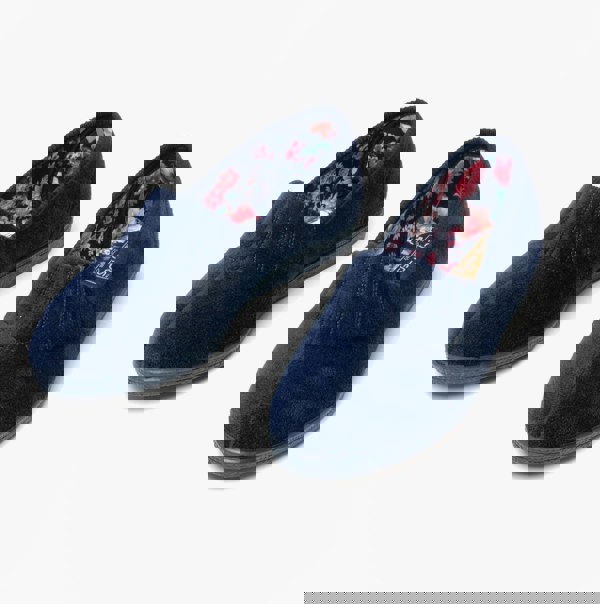 Sleepers ZARA Womens Full Slippers Navy Blue