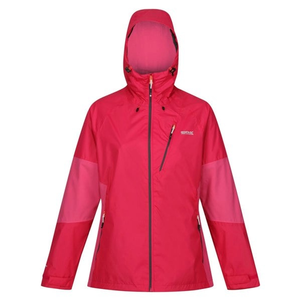 Regatta Women's Highton V Stretch Waterproof Jacket - Pink Potion/Flamingo Pink