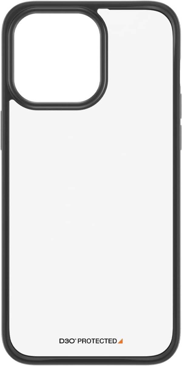 PanzerGlass Panzer Glass Military Grade Standard Clear Case for iPhone 15 Pro Max 6.7" Black Edition - 1179