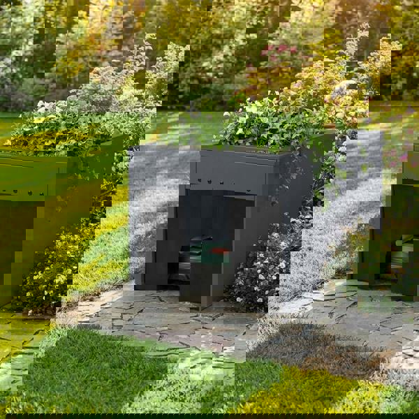 Nicoman Robot Lawn Mower Garage Shelter with Plant Roof