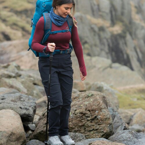 Trekmates Hiker Shock Adjustable Walking Pole AntiShock Hiking Trekking Outdoor