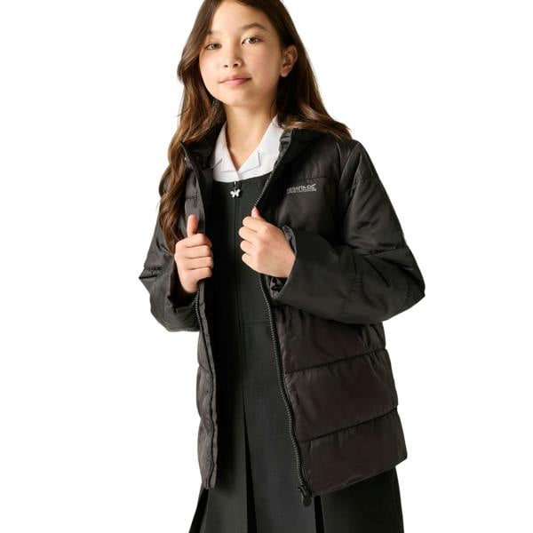 Regatta Childrens/Kids Halkner Padded Jacket - Black - 