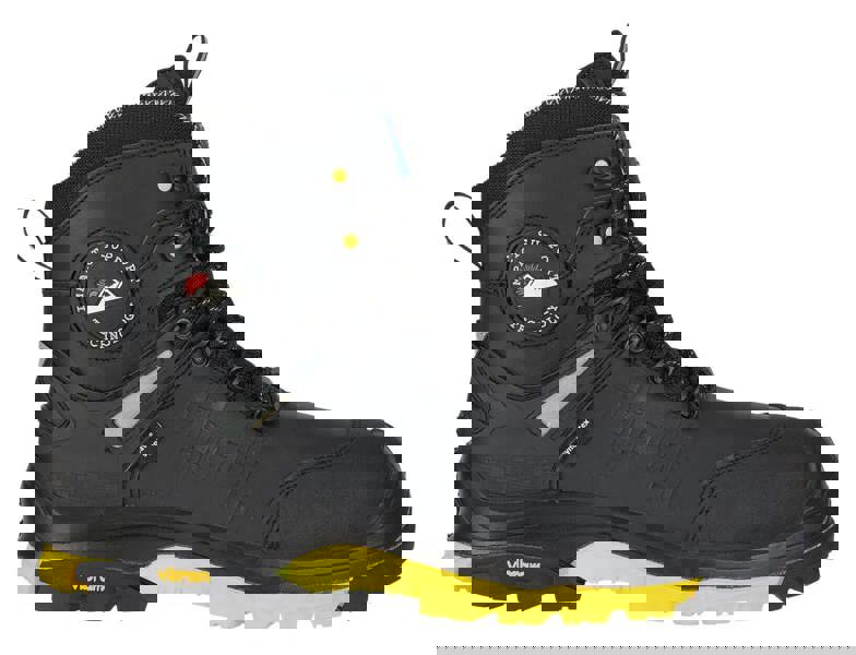 Himalayan Mens 6" Vibram Side-Zip Safety Non-Metallic Ankle Boots