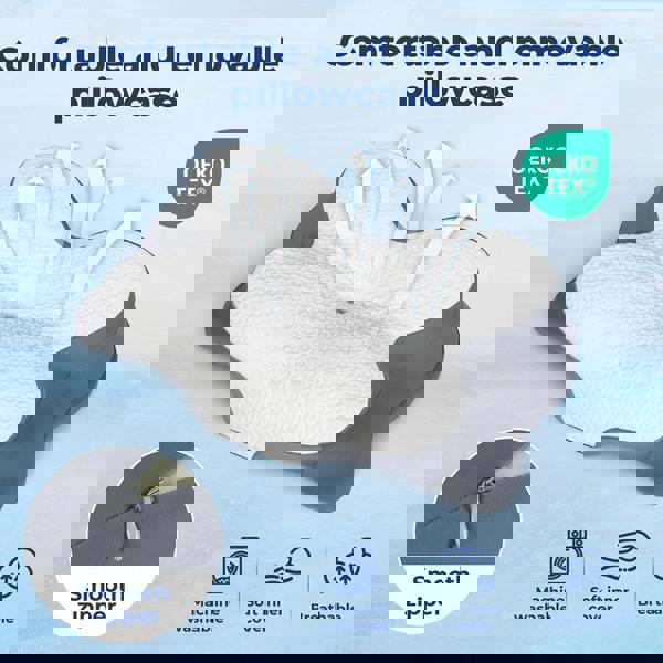 Lavio Memory Foam Cervical Pillow Neck Shoulder Arm Back Support Pain Relief