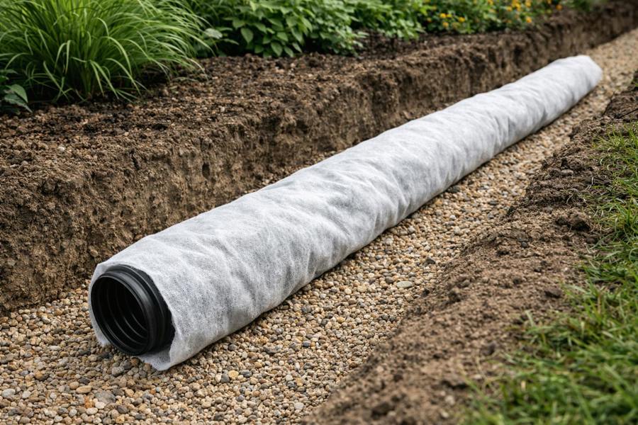 Spudulica Home & Garden Spudulica Cut Non Woven Membrane Stabilisation & Drainage fabric Filter layer 4.5m2 (2.25x2m)