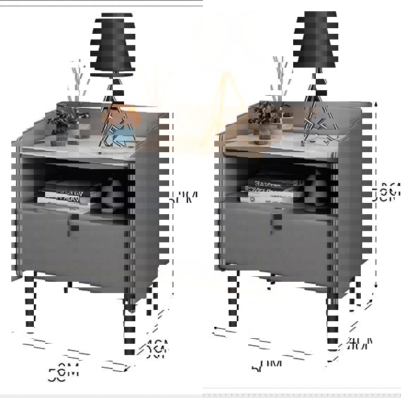 Insula Bedside Table-Weilai Concept-Weilai Concept