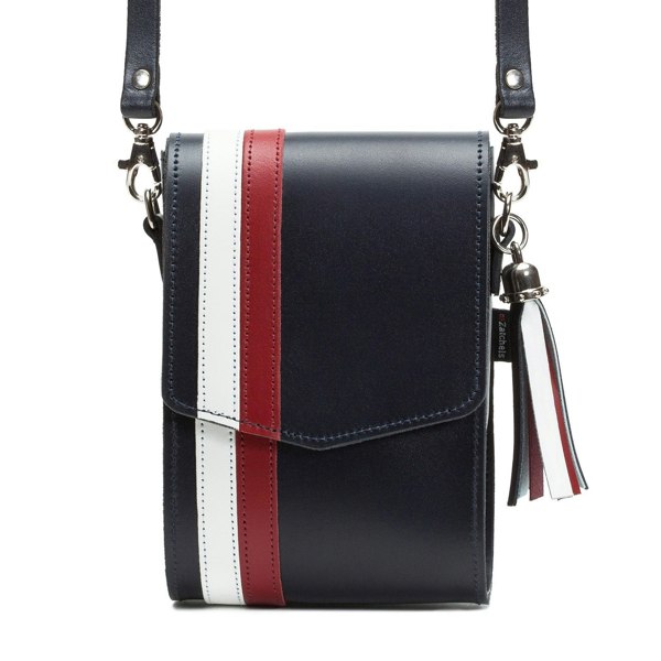 Zatchels Handmade Leather Festival Phone Bag - British Edit