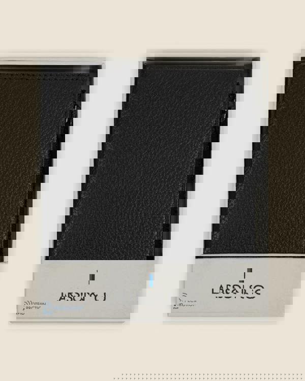 Larsson & Co Hanko - Embossed Bi-Fold Leather Wallet