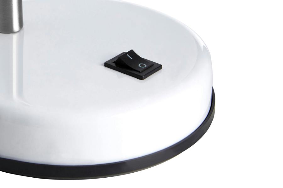Maison by Premier Flexi White Gloss Desk Lamp