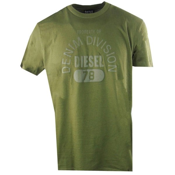 Diesel Property of Denim Division Green T-shirts - Nova Clothing