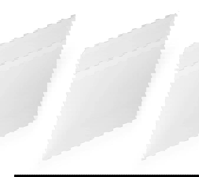 Durable Clip-On Ticket Label Holder Document Pocket | 10 Pack | A5