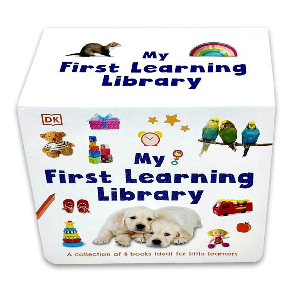 DK My First Learning Library 6 Books Set (Body, Colours, Numbers, Pets, Shapes, Words)