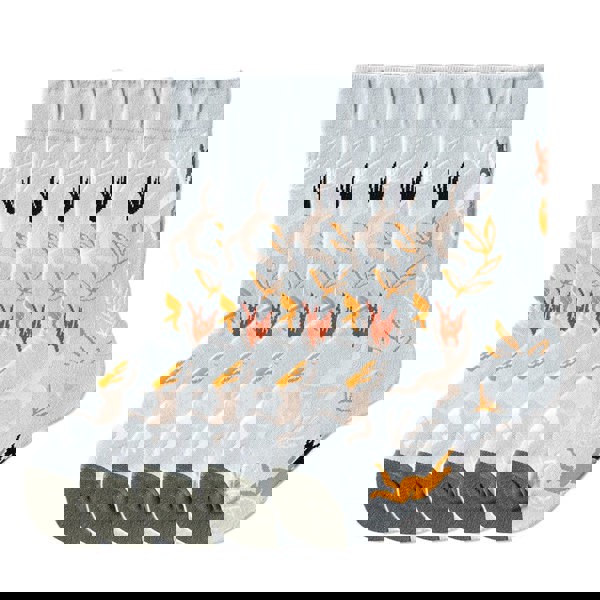 Anysox 5 Pairs Size 5-9 Fashion Socks Combed Cotton Art Abstract Human Oil Painting Novelty Happy Funny Christmas Gift for Women