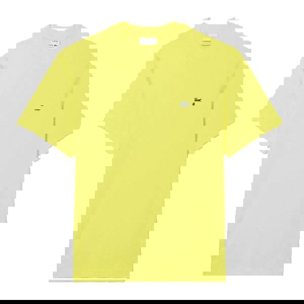 Lacoste Mens Cotton T-Shirt - Yellow - 