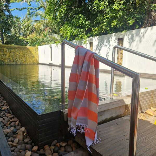 Cotton and Olive Olympos Cotton Hammam Towel