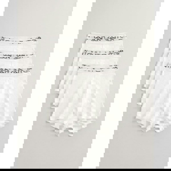 GANT 3-Pack Mens Cotton Jersey Trunks - 110 White