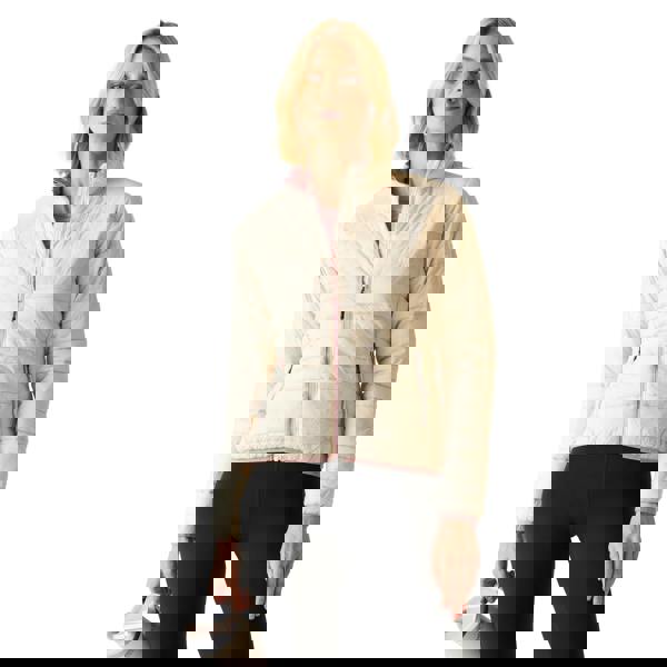 Regatta Womens/Ladies Hillpack II Insulated Padded Jacket - Light Vanilla/Lilas - 