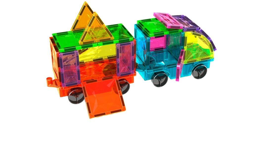 Geomag Magnetic Tiles Gems Vehicles