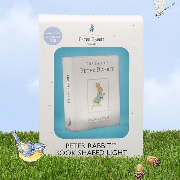 Fizz Creations Peter Rabbit Illuminated Book Shaped Light  120 x 40 x 160mm