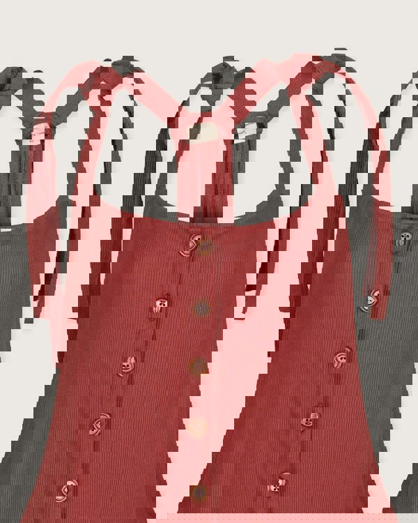 Erin Red Dungarees - image 5