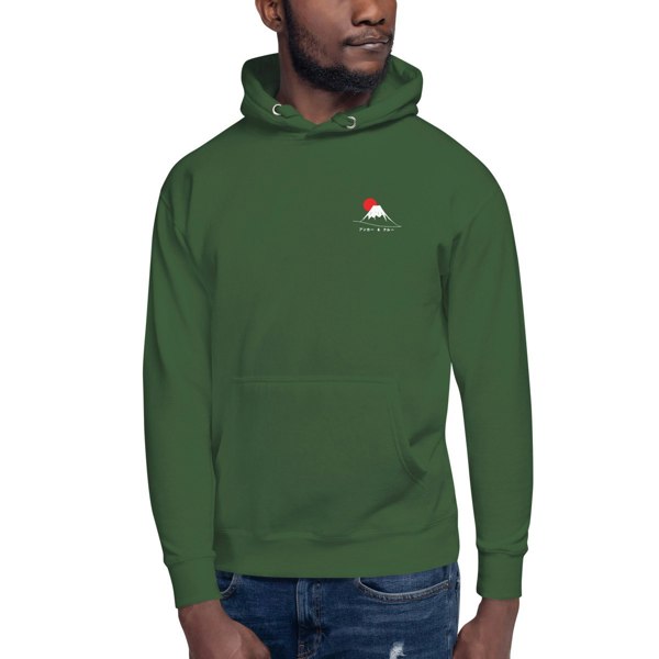 ANCHOR & CREW Mount Fuji Landmark Cotton Blend Hoodie