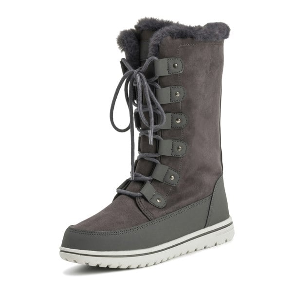 VIVA Polar Boot Women's Fleece Lined Snow Winter Hiking Durable Ankle Boots