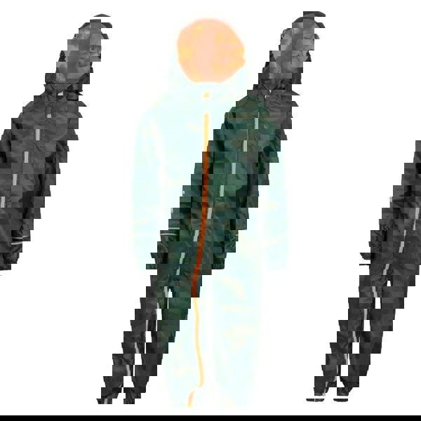 Mountain Warehouse Baby Camo Waterproof Rain Suit - Khaki