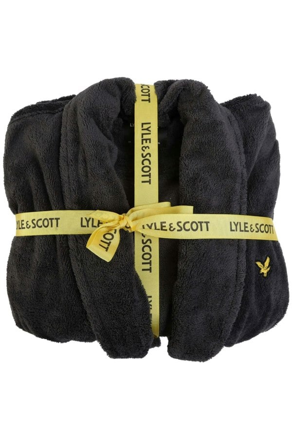 Lyle & ScottGown/BathrobeLucas Towelling Bathrobe, Granite GreyBoxers & Briefs