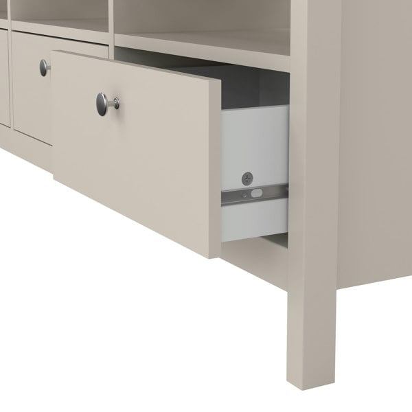 Furniture To Go Madrid TV Unit 3 Drawers in Cashmere