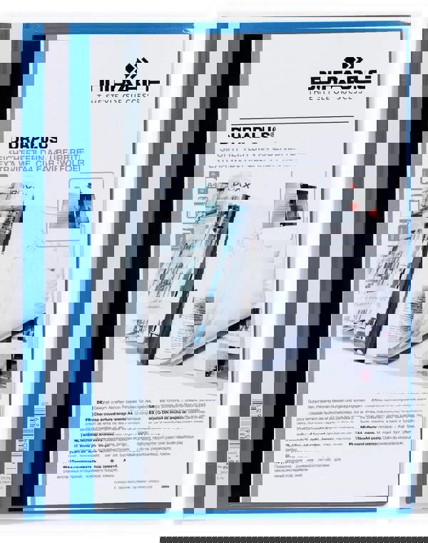 Durable DURAPLUS Project Folder Document Report File | 25 Pack | A4+ Blue