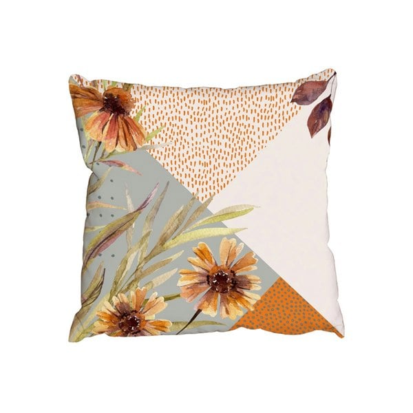 Benjamin Tate Design Autumn watercolour wreath (Outdoor Cushion)