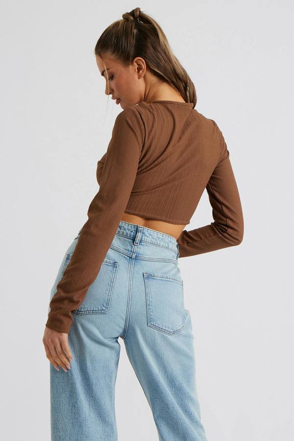 Urban Bliss Cut Out Pointelle Top