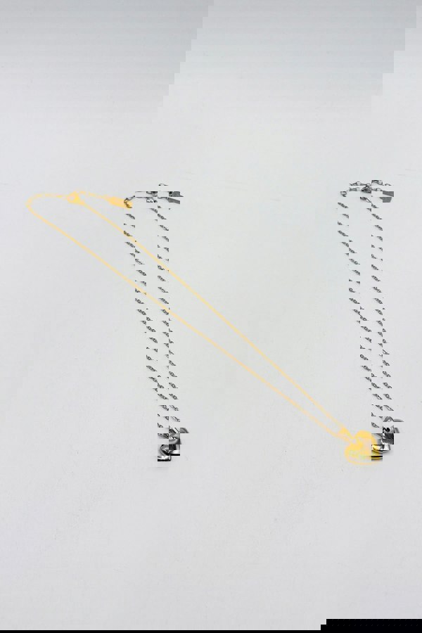 SVNX Heart Pendant Necklace in Gold Colour - Gift Boxed