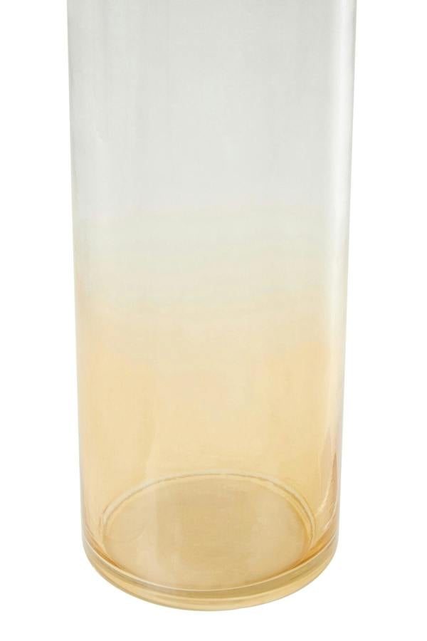 Interiors by Premier Ambra Glass Fluted Vase