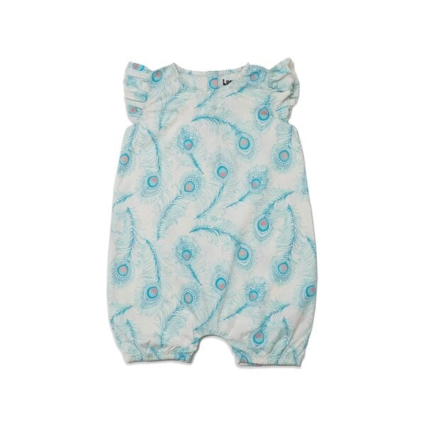 Lucy & Sam Peacock Frill Romper