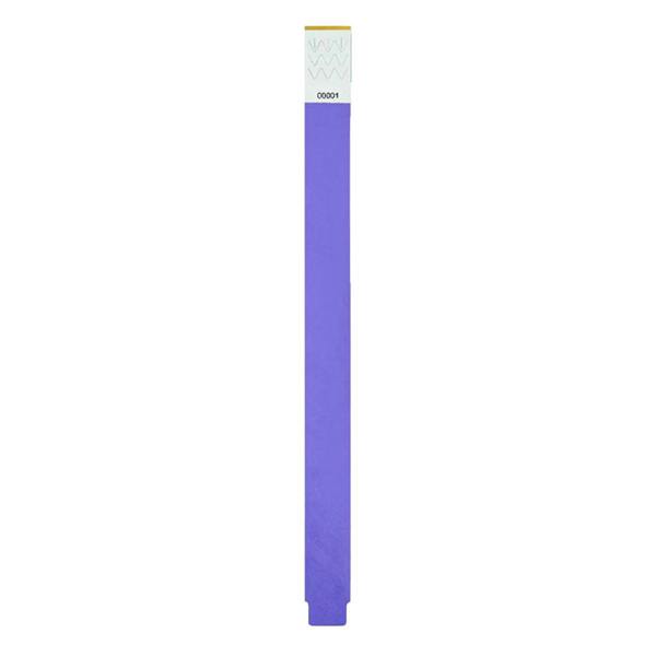 MidOcean Tyvek Wristband (Pack of 10) - Violet - 