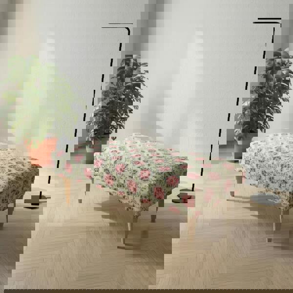 Stylish footstool bench with durable cushioned seating