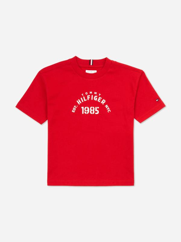 Tommy Hilfiger Boys T-Shirt and Shorts Set in Red