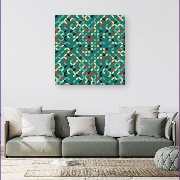 Warren Reed Geometric Pattern Design Canvas