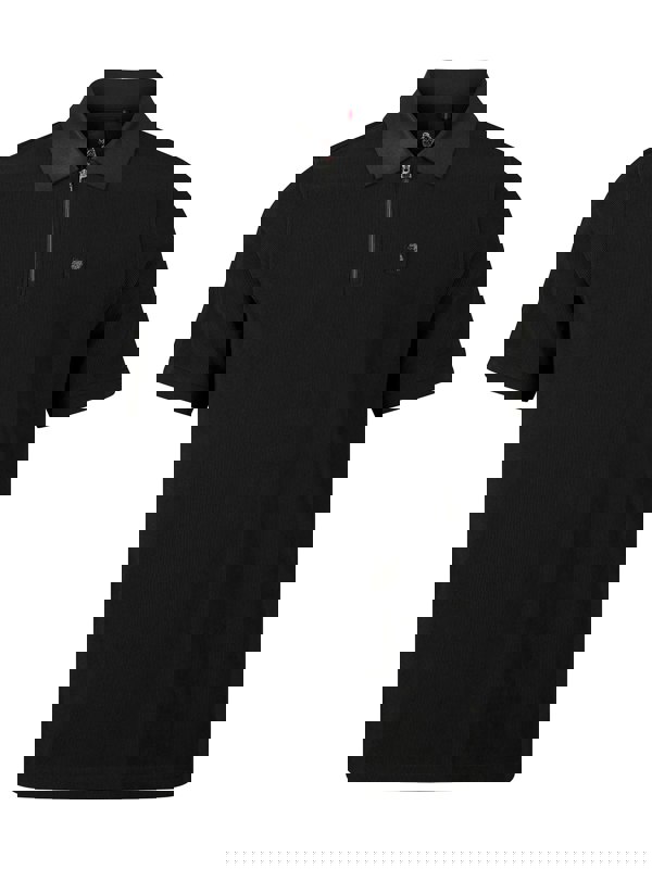 Luke 1977 Luke1977 Penrith Zip Polo Shirt - Black