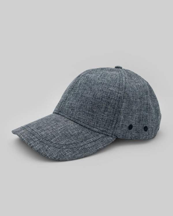 Steel & Jelly Navy & Grey Textured Cap