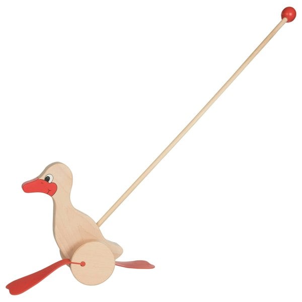 Goki Push-along Animal - Duck